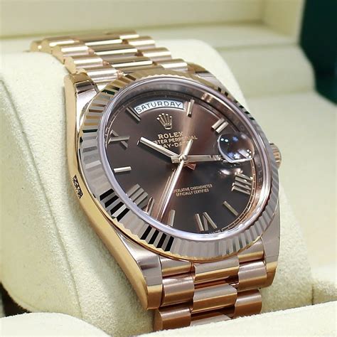 Rolex chocolate dial